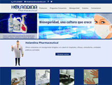 Tablet Screenshot of holandinacolombia.com